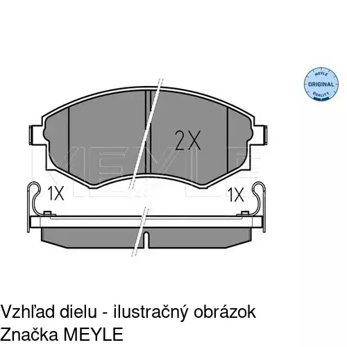 Brzdové dosky POLCAR S70-0206 - obr. 5