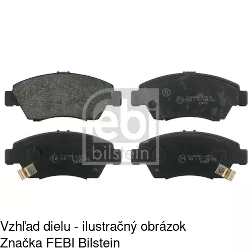 Brzdové dosky POLCAR S70-0232 - obr. 3