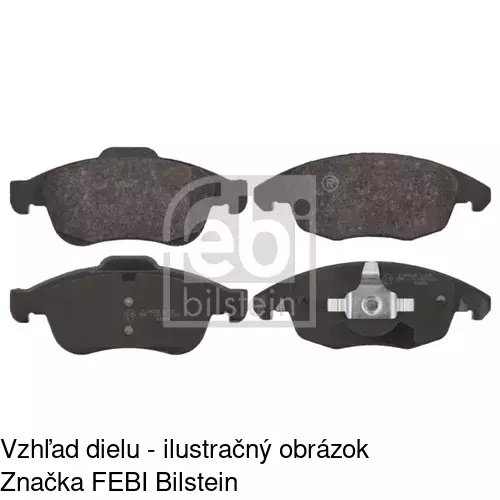 Brzdové dosky POLCAR S70-0270 - obr. 3