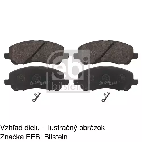 Brzdové dosky POLCAR S70-0281 - obr. 3