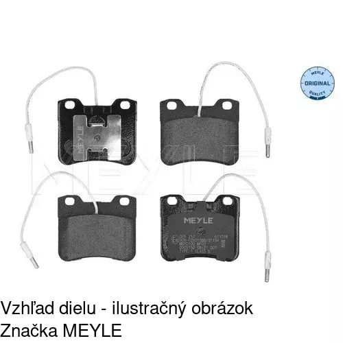 Brzdové dosky POLCAR S70-0312 - obr. 3