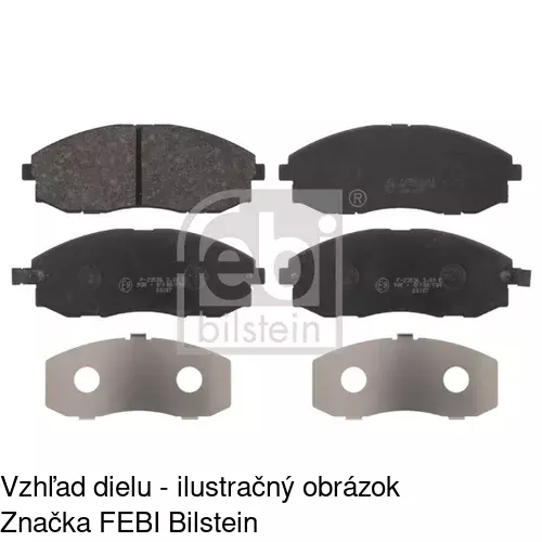 Brzdové dosky POLCAR S70-0318