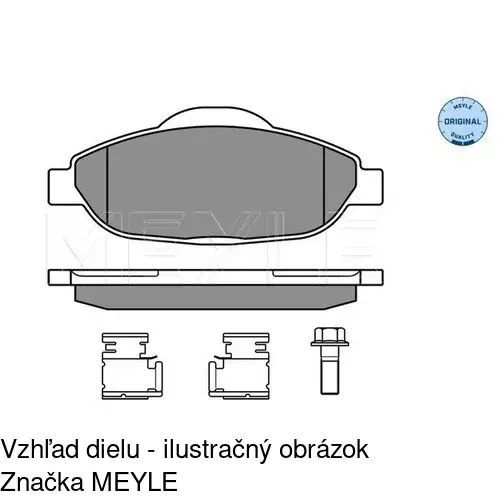 Brzdové dosky POLCAR S70-0479 - obr. 2