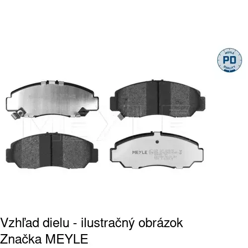 Brzdové dosky POLCAR S70-0483 - obr. 3