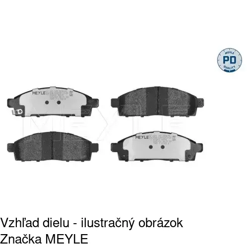 Brzdové dosky POLCAR S70-0492 - obr. 2