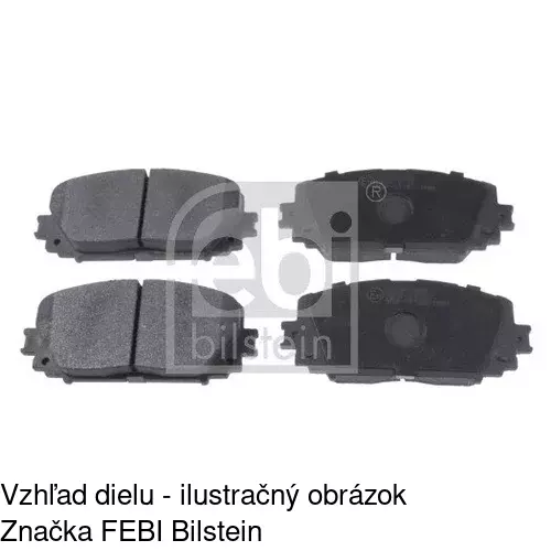 Brzdové dosky POLCAR S70-0502