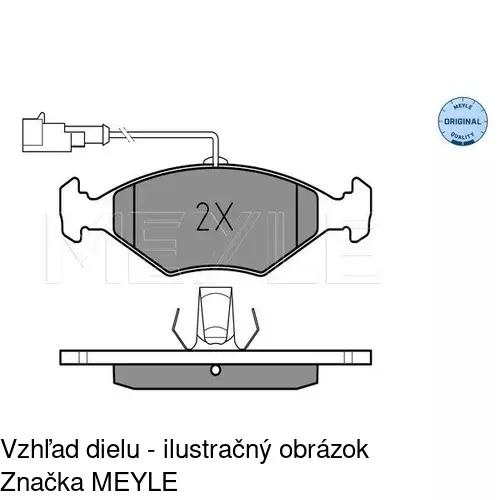 Brzdové dosky POLCAR S70-0503 - obr. 2