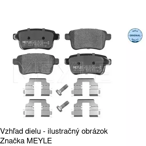 Brzdové dosky POLCAR S70-0509 - obr. 3