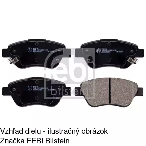 Brzdové dosky POLCAR S70-0548 - obr. 3