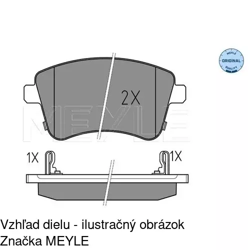 Brzdové dosky POLCAR S70-0562 - obr. 3