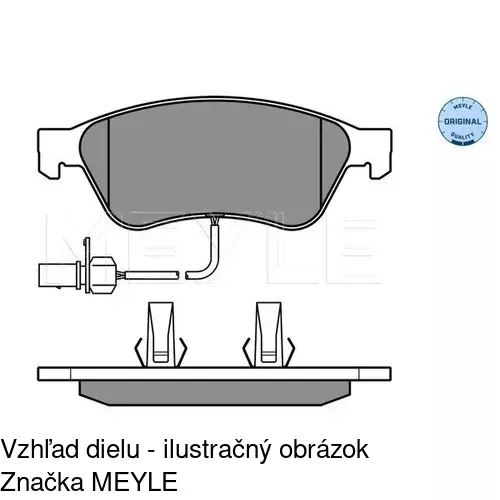 Brzdové dosky POLCAR S70-0591 - obr. 2