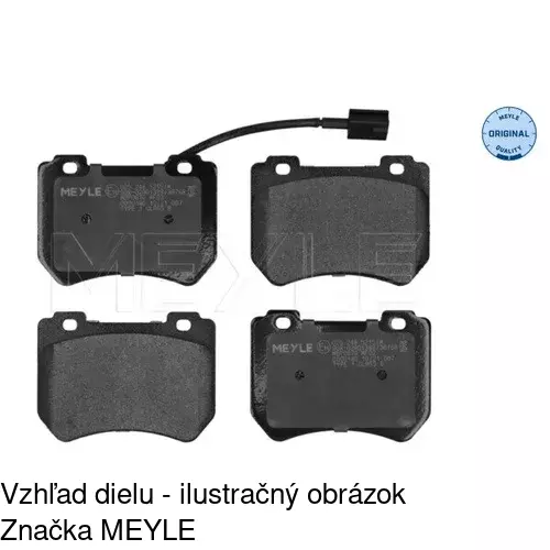 Brzdové dosky POLCAR S70-0596 - obr. 2