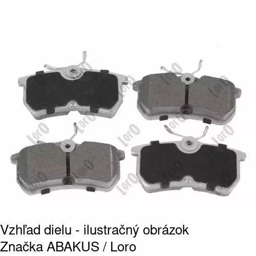 Brzdové dosky POLCAR S70-1059 - obr. 5