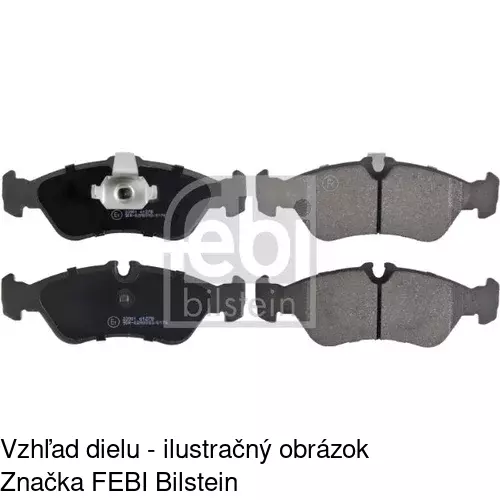 Brzdové dosky POLCAR S70-1060 - obr. 2