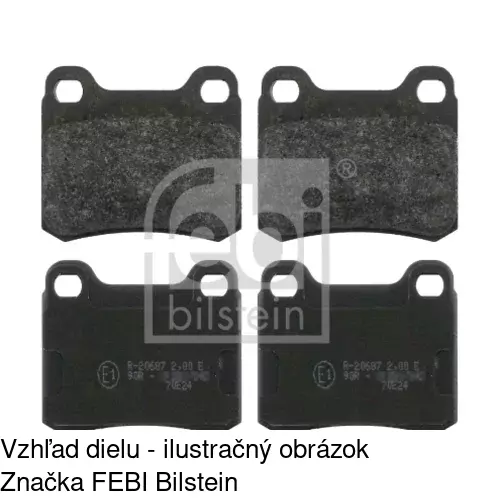 Brzdové dosky POLCAR S70-1085 - obr. 3