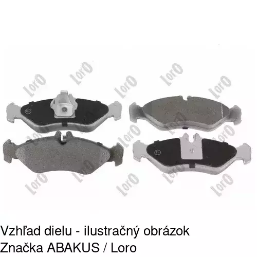 Brzdové dosky POLCAR S70-1088 - obr. 4