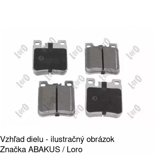 Brzdové dosky POLCAR S70-1097 - obr. 5