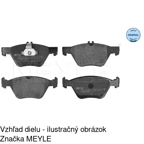 Brzdové dosky POLCAR S70-1159 - obr. 2