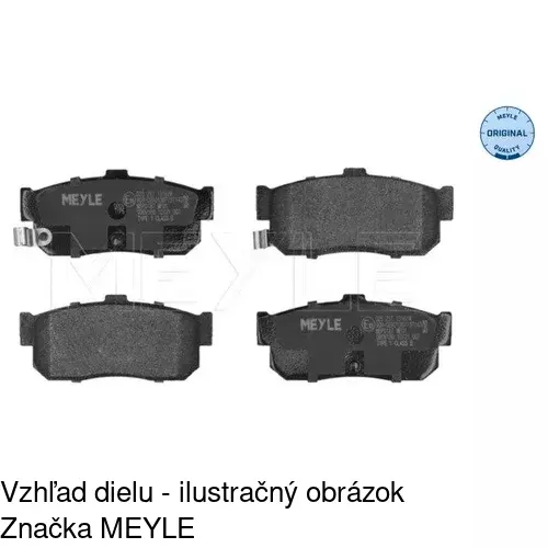 Brzdové dosky POLCAR S70-1216 - obr. 3