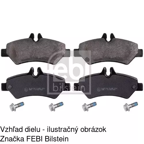 Brzdové dosky POLCAR S70-1219 - obr. 2