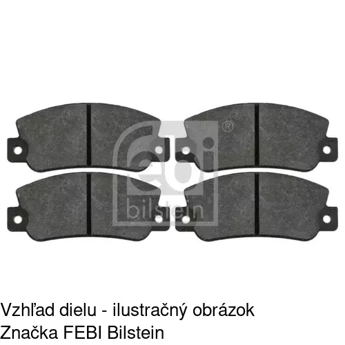 Brzdové dosky POLCAR S70-1238 - obr. 2