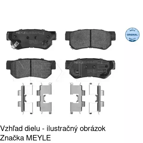 Brzdové dosky POLCAR S70-1357 - obr. 4