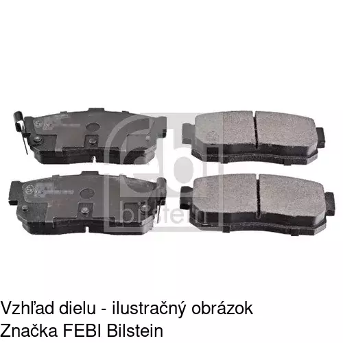 Brzdové dosky POLCAR S70-1360 - obr. 5