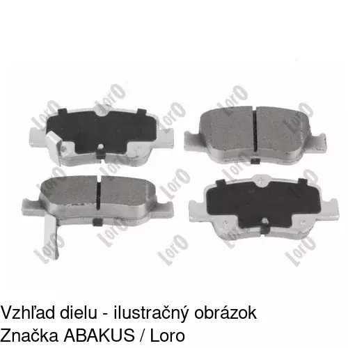 Brzdové dosky POLCAR S70-1362 - obr. 3