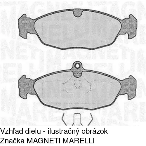 Brzdové dosky POLCAR S70-1409 - obr. 4