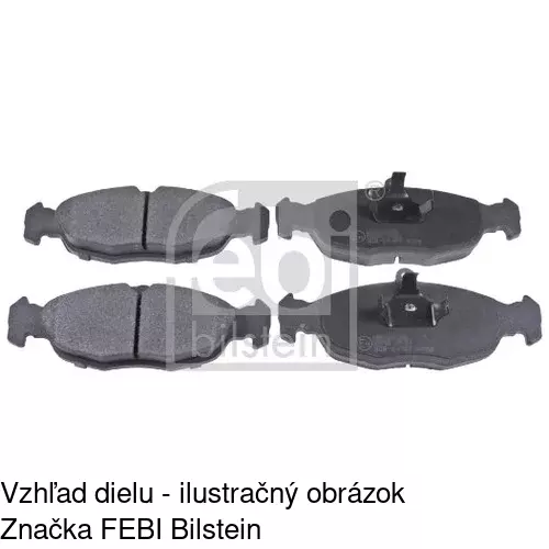 Brzdové dosky POLCAR S70-1409 - obr. 5