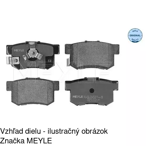 Brzdové dosky POLCAR S70-1535 - obr. 3