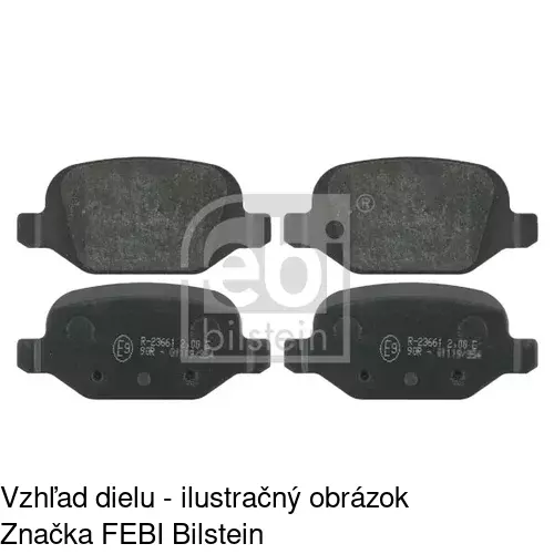 Brzdové dosky POLCAR S70-1538 - obr. 5