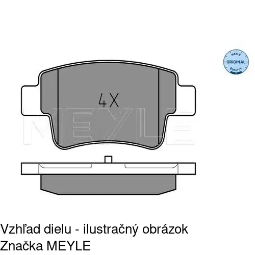 Brzdové dosky POLCAR S70-1552 - obr. 4