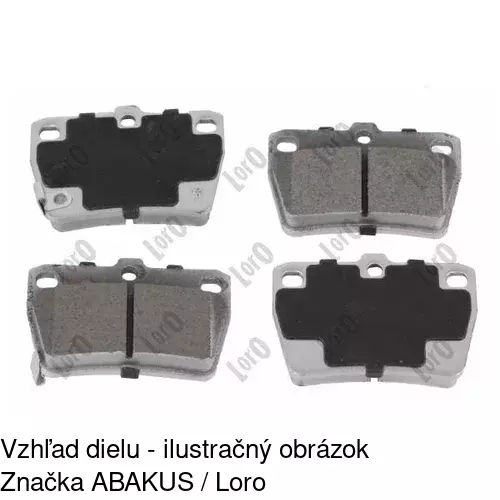 Brzdové dosky POLCAR S70-1567 - obr. 3