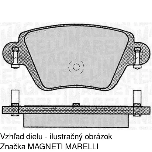 Brzdové dosky POLCAR S70-1568 - obr. 3