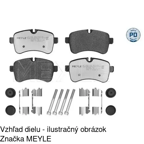 Brzdové dosky POLCAR S70-1605 - obr. 4