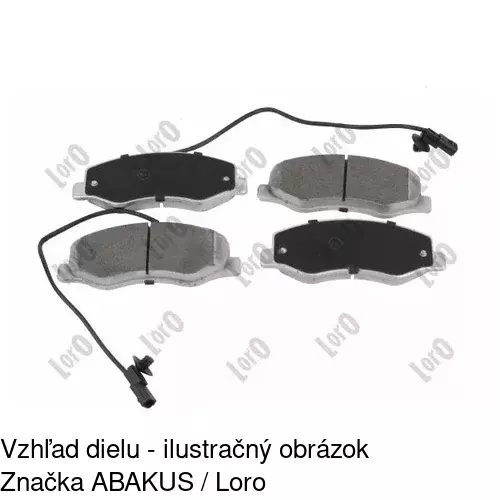 Brzdové dosky POLCAR S70-1607 - obr. 4