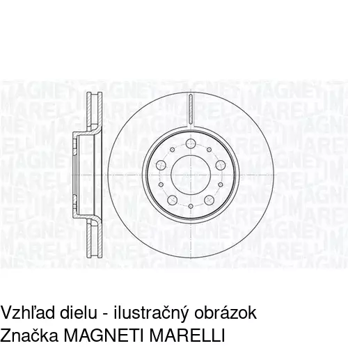 Brzdový kotúč POLCAR S71-0042 - obr. 3