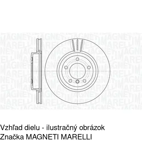 Brzdový kotúč POLCAR S71-0196 - obr. 4