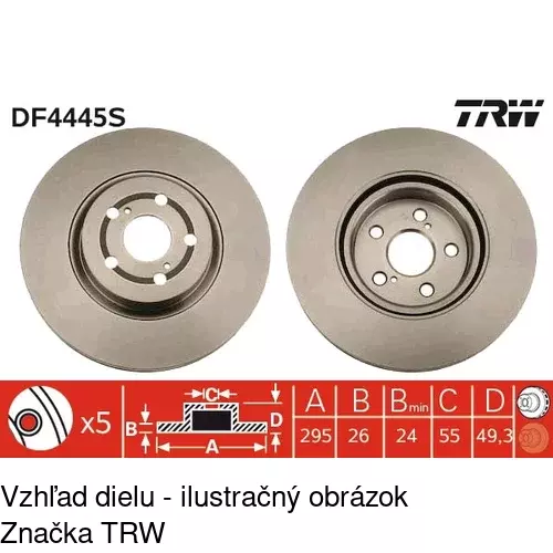 Brzdový kotúč POLCAR S71-0243 - obr. 4