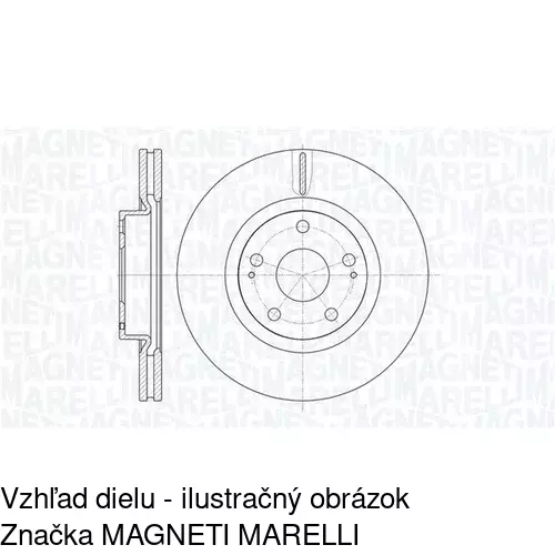 Brzdový kotúč S71-0367 /POLCAR/ - obr. 1