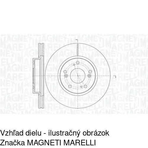 Brzdový kotúč POLCAR S71-0383 - obr. 2