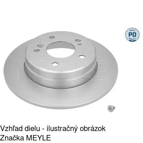 Brzdový kotúč POLCAR S71-1041 - obr. 5