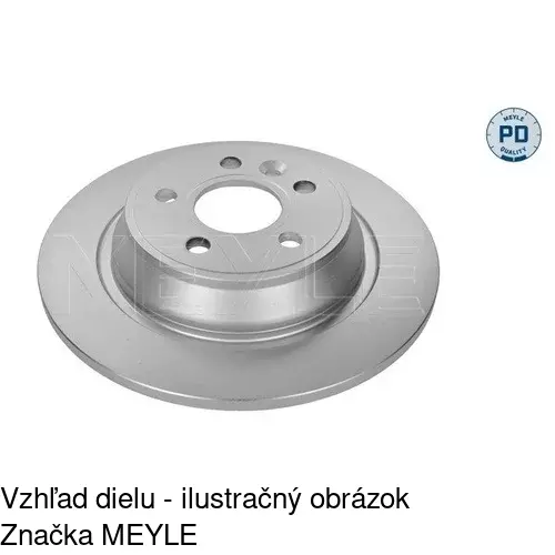 Brzdový kotúč POLCAR S71-1167 - obr. 3