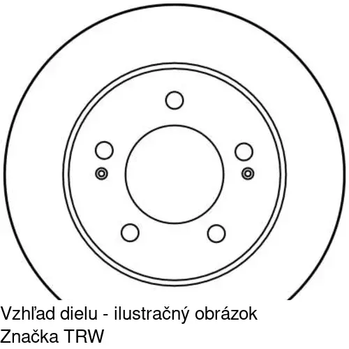 Brzdový kotúč POLCAR S71-1355 - obr. 3