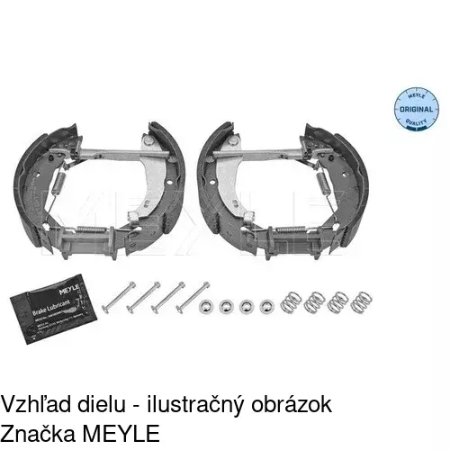 Brzdové čeľuste S72-1030 /POLCAR/