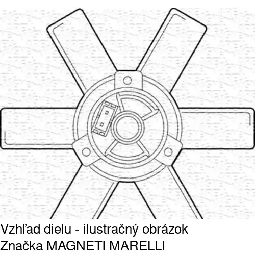 Ventilátor bez krytu / podpery POLCAR 130723U2 - obr. 4