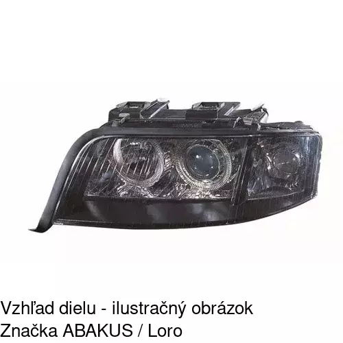 Hlavný reflektor POLCAR 1323092H - obr. 3