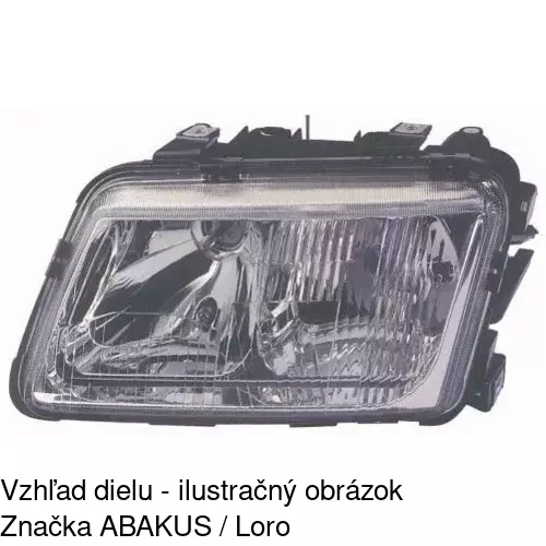 Hlavný reflektor POLCAR 1323106E - obr. 3