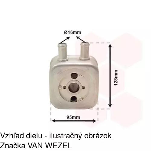 Chladiče oleja POLCAR 1324L82X